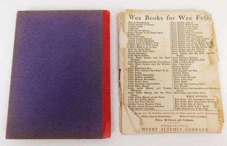 1924 Peter Rabbit & The Big Brown Bear Children's Book w/DJ