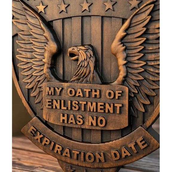 Handcrafted Patriotic Eagle Wall Mount