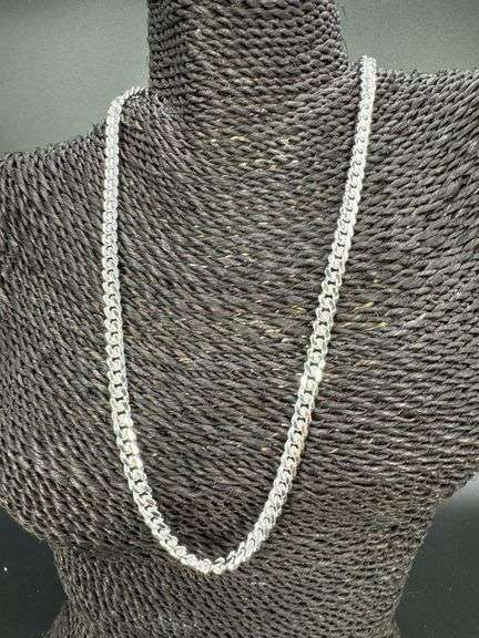Sterling Silver Solid Miami Cuban Link Chain 6.8mm 925 Italy Box Lock Necklace 24"