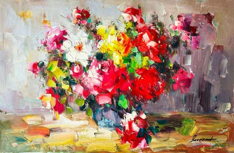 UNIQUE AND BEAUTIFUL PAINTING ON CANVAS