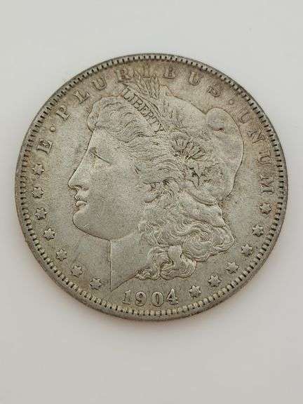 1904 O Morgan Silver Dollar, Cleaned