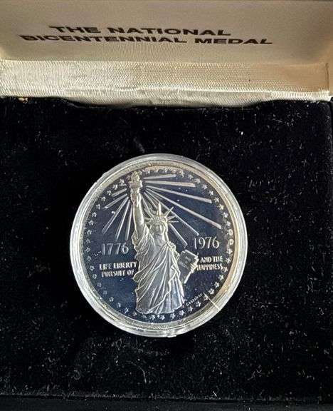 Proof 1976 Statue of Liberty .925 Medal