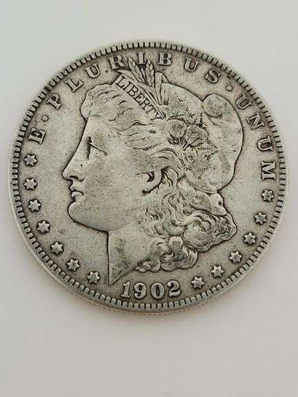 1902 O Morgan Silver Dollar, Cleaned