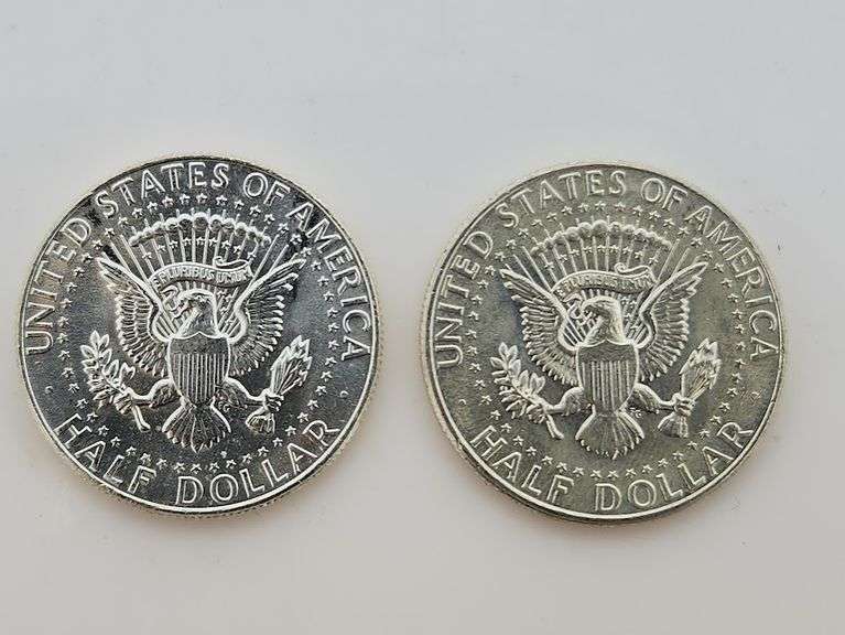 (2) 1964 Kennedy Half Dollars