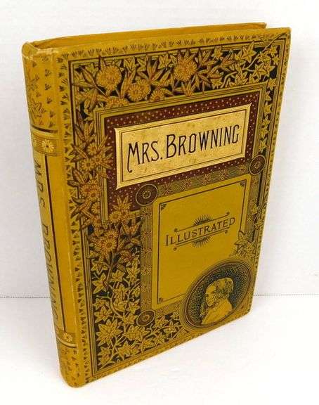 1886 Mrs. Browning Illustrated Poetry Book