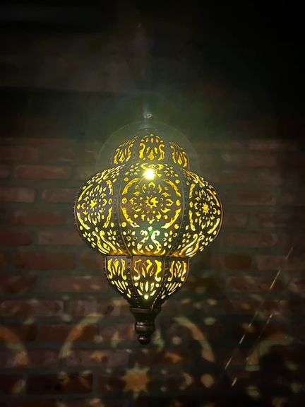 Caribbean Waterproof Hanging Solar Lantern