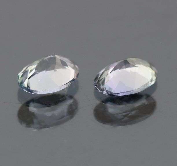 Fantastic 1.42ct 7x5mm Tanzanite set