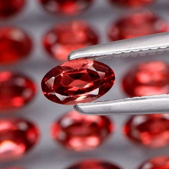 Premium 7.42ct real Padparadscha Mozambique Garnet set!