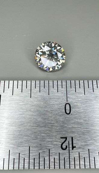 Large Sparkling 5 Ct White Lab Simulated Diamond Solitaire