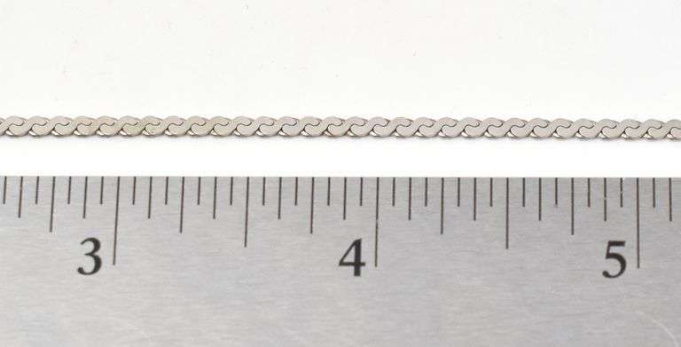 Snake Chain Bracelet in Sterling Silver