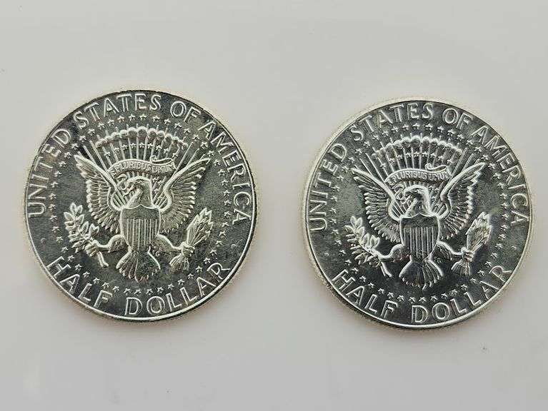 (2) 1964 Kennedy Half Dollars