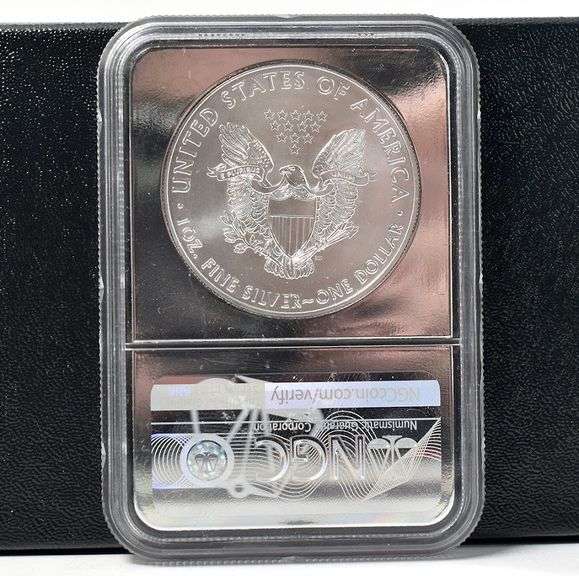 2019 Silver Eagle NGC MS70 First Day of Issue
