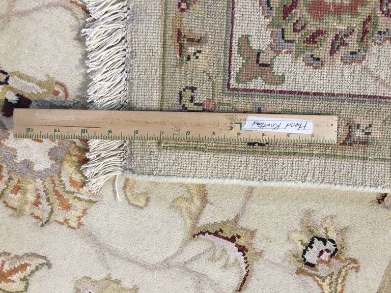 Exquisite Silk & Wool Mahal Design Rug 9x12