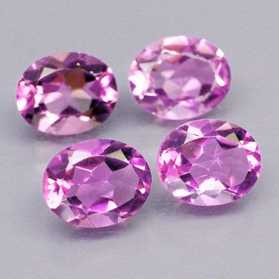Glittering 8.20ct oval cut Bolivian Amethyst set