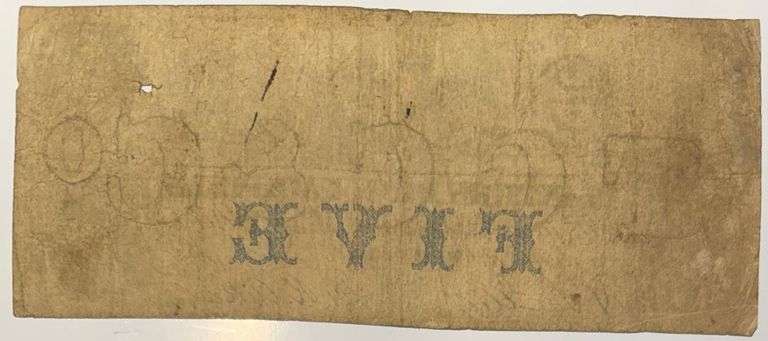$5 Planters Bank Fairfield Winnsboro South Carolina Note