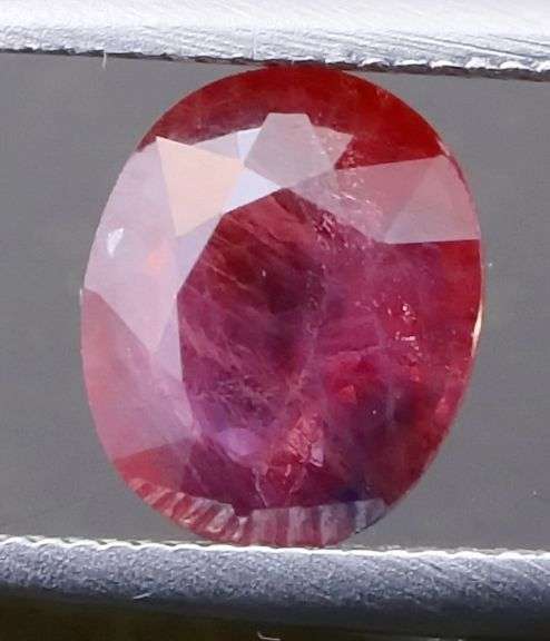 Collectors 1.14ct blood red ruby with violet highlights
