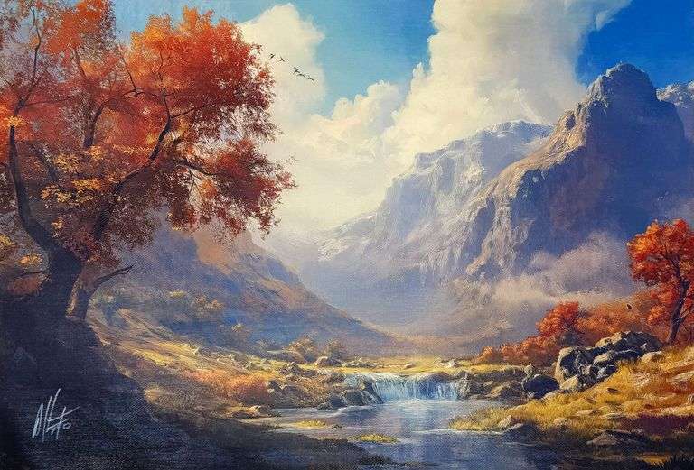Alberto Insigne "Autunno Series"  Signed Giclee