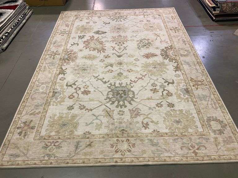Exquisite Oushak Design rug 9x12