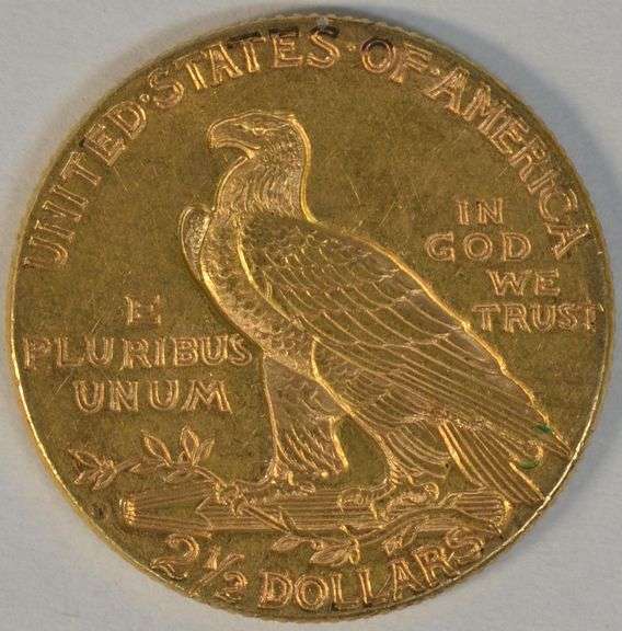 Splendid lustrous 1925-D US $2.50 Indian Gold Piece