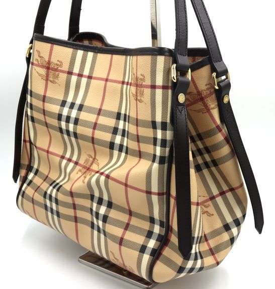 Burberry Haymarket check tote