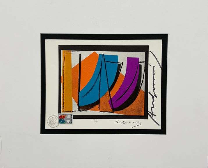 Special Andy Warhol Signed Offset Lithograph For The United Nations Disaster Relief Organization, 19