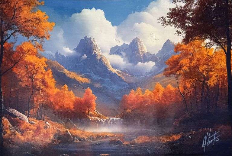 Alberto Insigne "Autunno Series"  Signed Giclee