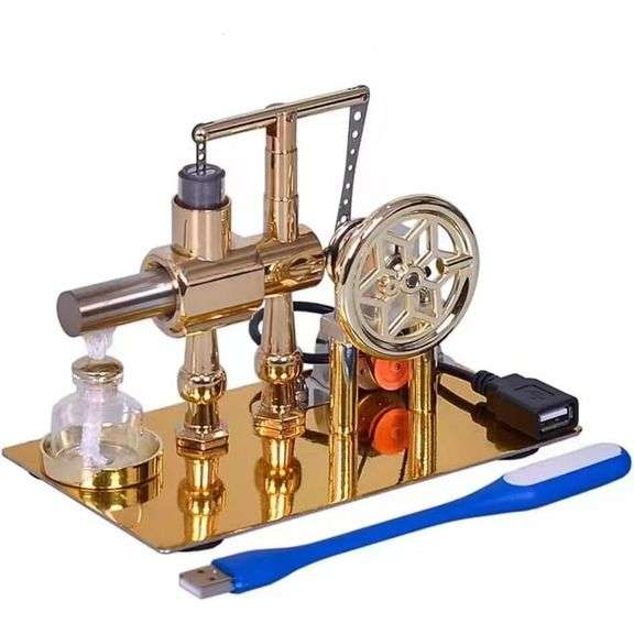 Hot Air Stirling Engine Motor Electricity Generator
