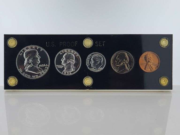 1956 United States Proof Set - Capital Plastics Case