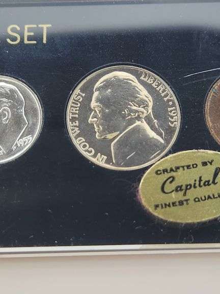 1955 United States Proof Set - Capital Plastics Case