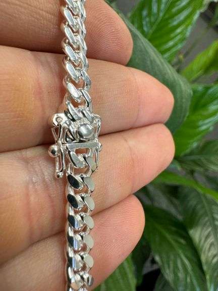 Sterling Silver Solid Miami Cuban Link Chain 5.7mm 925 Italy Box Lock Necklace 20"