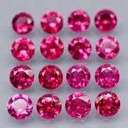 Top violet pink! 5.26ct untreated Rhodolite Garnet set!