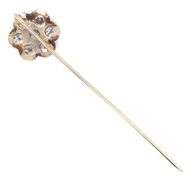 Flashy 14K WG Diamond Stickpin