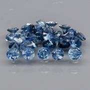 Collectors top sapphire blue 2.94ct Sapphire set