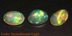 High color 1.59ct untreated Yita Ridge Opal set!
