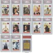 1977 Design Star Wars Complete Set All 12 Graded MINT 10