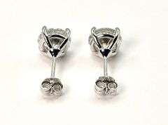 Dazzling 4.Cttw Bright White Lab Simulated Diamond Earrings