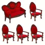 Wooden Sofa and Chairs Mini Furniture Set