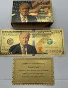 24kt President Trump Gold Foil Cards
