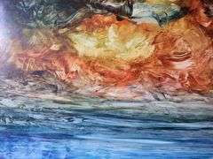 Rare Kamran Khavarani Masterpiece Unveiled – Signed Abstract Romanticism Artwork Up for Auction- Inv
