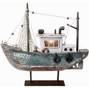 Wooden Sailboat with LED Light
