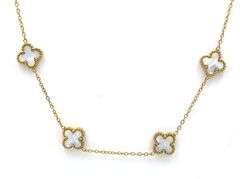20 Clover stainless steel necklace