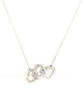 Tiffany & Co triple heart necklace in sterling silver