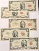 1953-63 Red Seal US Notes All nice circulated Notes