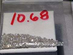Collector's 10.68 ct natural very fine parcel of diamonds