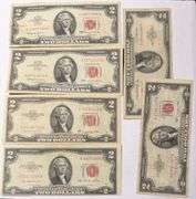 1953-1963 Complete Red Seal US Notes
