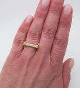 18k Yellow Gold Baguette Diamond Ring