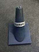 18K WHITE GOLD BAGUETTE CUT DIAMOND WEDDING BAND