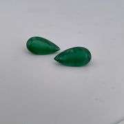 CERTIFIED NATURAL GREEN EMERALDS TOTALING 21.99 CARAT
