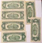 1953-1963 Complete Red Seal US Notes