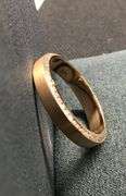 MEN’S 14K ROSE GOLD LAB DIAMOND WEDDING BAND